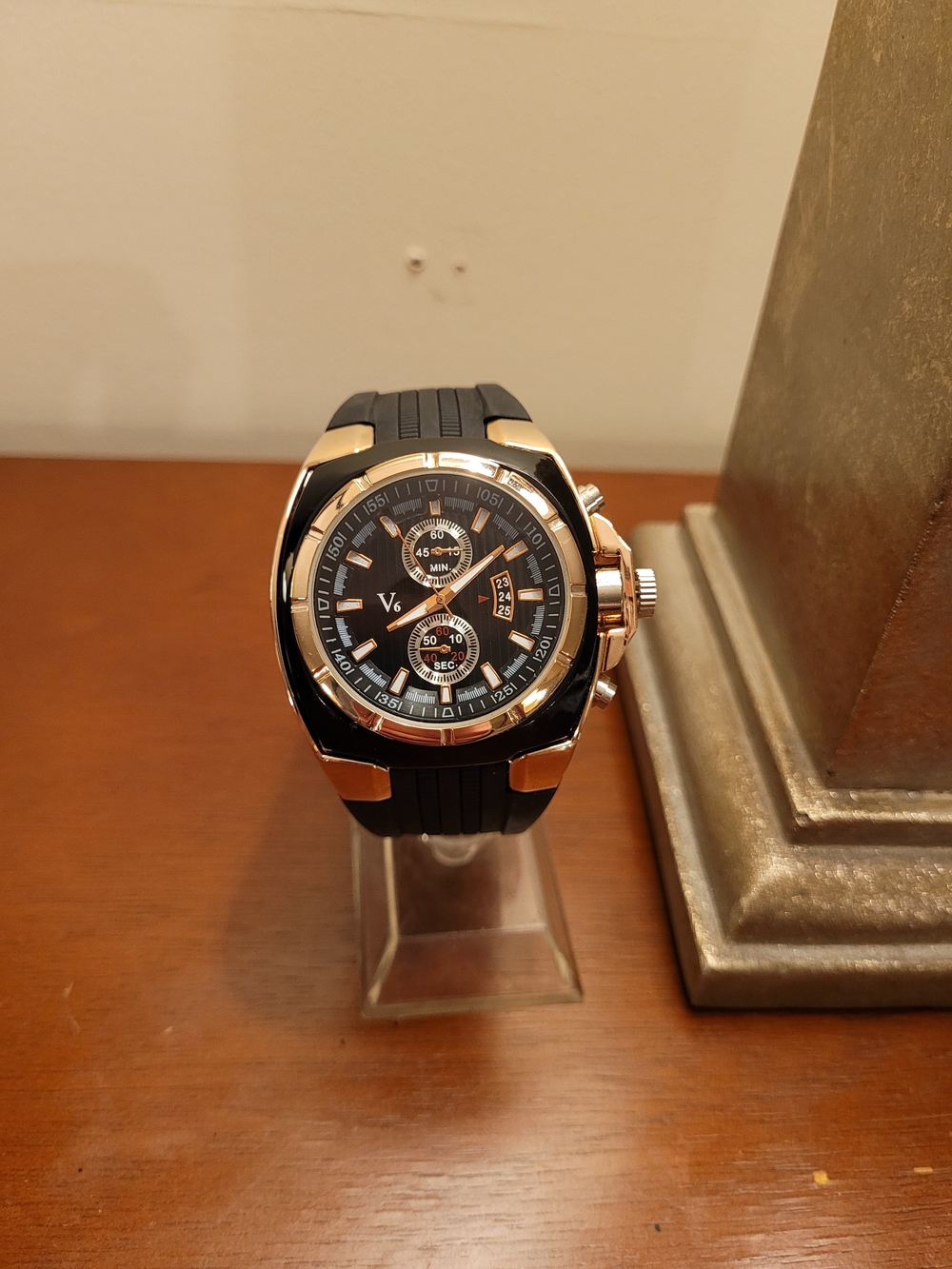Brand New Rose Gold V6 Super Speed Men's Watch